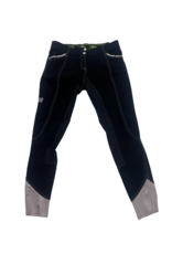 GhoDho Full Seat Silicone Breeches Black 30