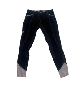 GhoDho Full Seat Silicone Breeches Black 30