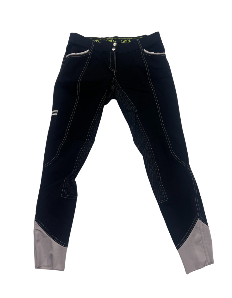 GhoDho Full Seat Silicone Breeches Black 30