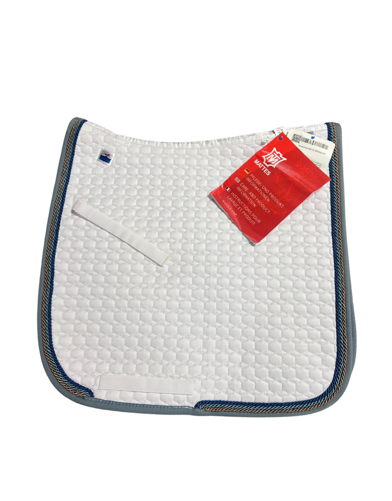 Mattes Custom Square Pad White/Blue (new)