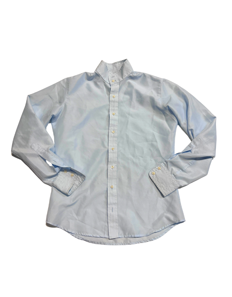 Tailored Sportsman Button Up Shirt Blue 2