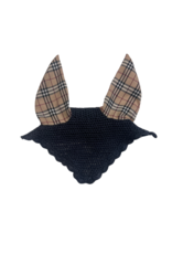 Ear Bonnet Blue/Tan Plaid Full