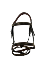 Fancy Stitch Bridle Brown Pony