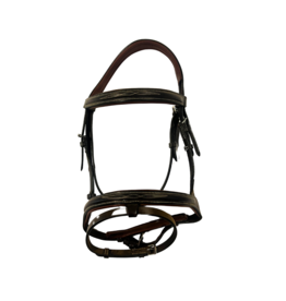 Fancy Stitch Bridle Brown Pony