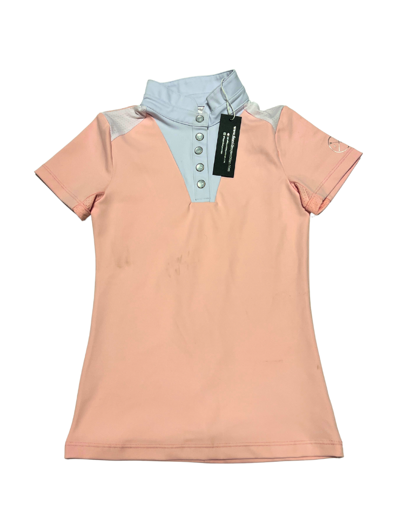 Free Ride Equestrian Kids Show Shirt Light Pink 8 (new)