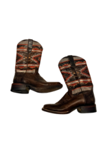 Roper Cowboy Boots Brown/Red 6