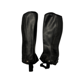 Saxon Kids Half Chaps Black Large