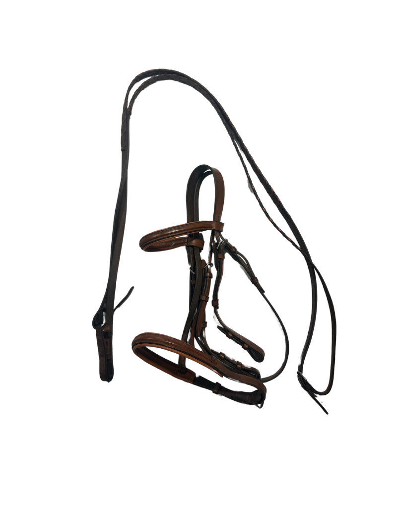 Equi-Sette Bridle with Reins Light Brown Cob/Pony