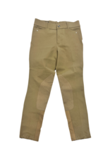 Ariat Kids Knee Patch Breeches Tan 12