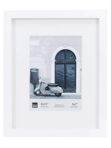 AZ Frame Contempo 8X10/5X7 White