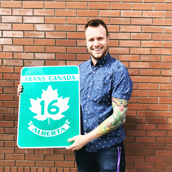 Vivid Print Trans-Canada Highway 16 Sign