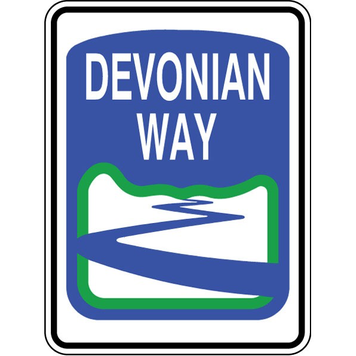 Vivid Print Devonian Way Sign