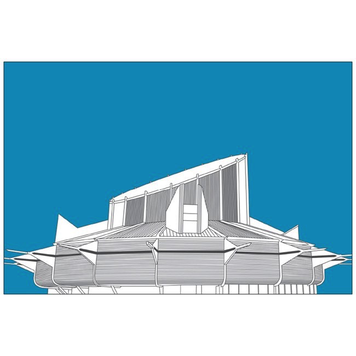 Bee Waeland Space Science Centre Postcard