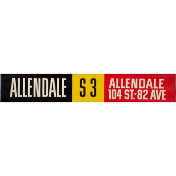 Vivid Archives ETS | Allendale / Allendale 104 St-82 Avenue