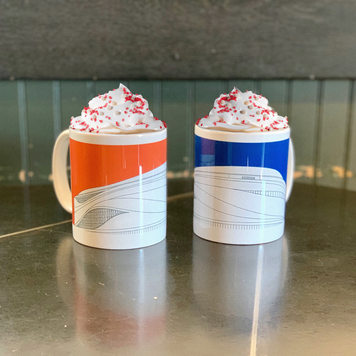 Bee Waeland Rogers Place Mug Set Bee Waeland Rogers Place Mug Set