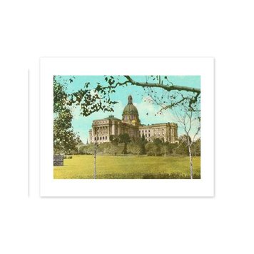 Vivid Archives Alberta Legislature Postcard Print