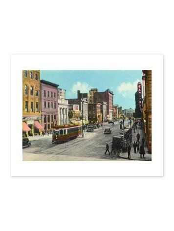 Vivid Archives Jasper Avenue Postcard Print