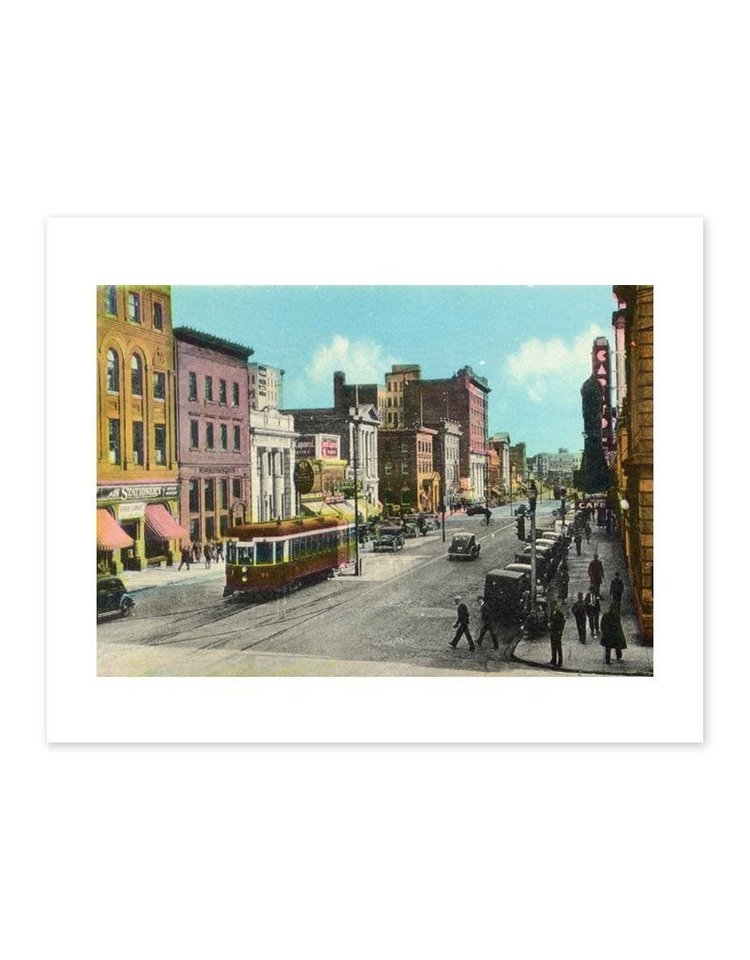 Vivid Archives Jasper Avenue Postcard Print