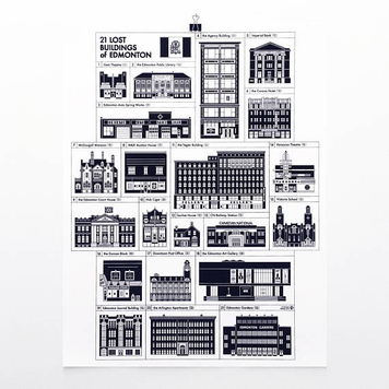 Raymond Biesinger 21 Lost Buildings of Edmonton