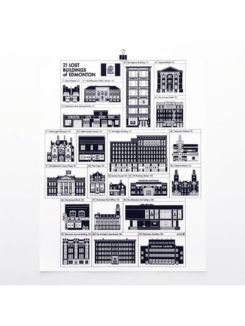 Raymond Biesinger 21 Lost Buildings of Edmonton