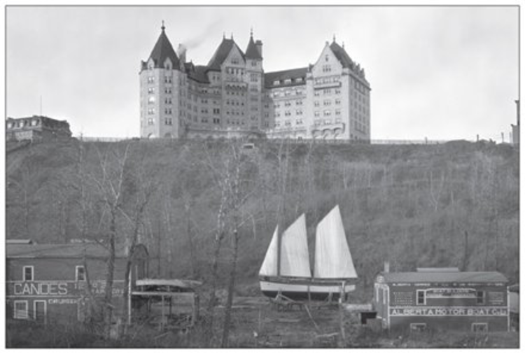 Vivid Print Alberta Motor Boat Company 1923 Postcard