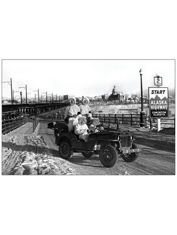 Vivid Print Alaska Highway Postcard