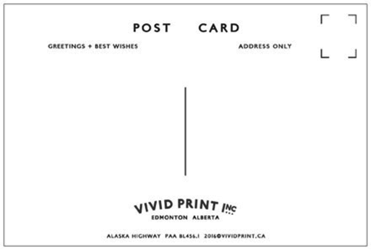 Vivid Print Alaska Highway Postcard