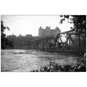 Vivid Print Low Level Bridge With Train 1915 Postcard Vivid Print Low Level Bridge With Train 1915 Postcard