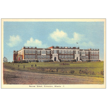 Vivid Print Normal School Postcard