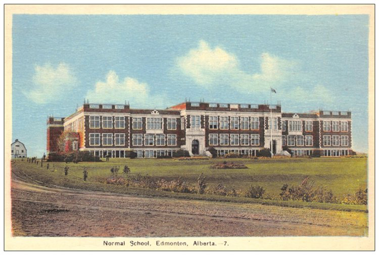 Vivid Print Normal School Postcard