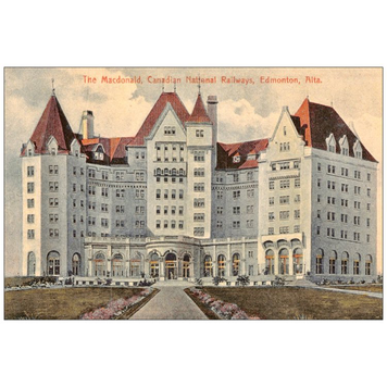 Vivid Print Macdonald CNR Postcard