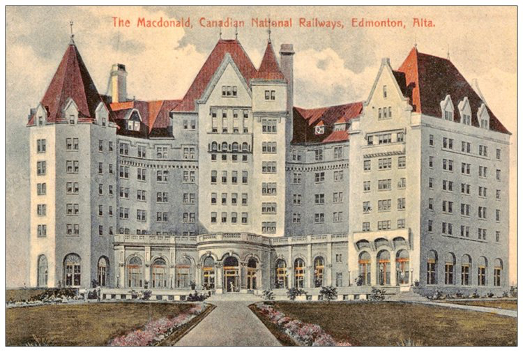 Vivid Print Macdonald CNR Postcard