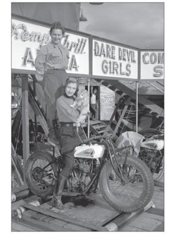 Vivid Print Dare Devil Girls Postcard