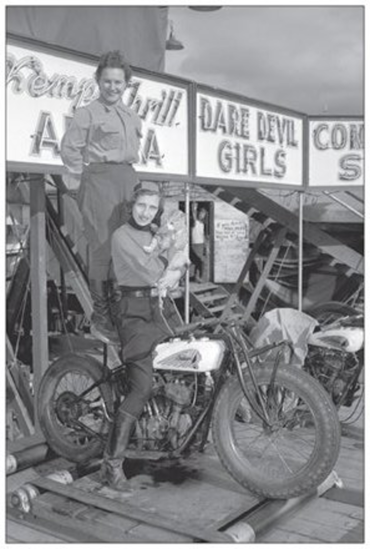 Vivid Print Dare Devil Girls Postcard