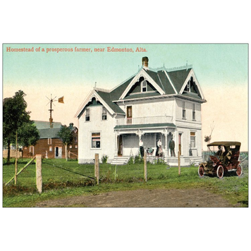 Vivid Print Homestead Postcard