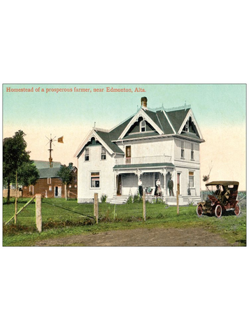 Vivid Print Homestead Postcard