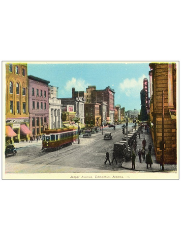 Vivid Print Jasper Avenue Postcard