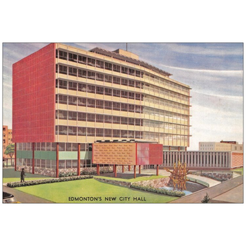 Vivid Print City Hall Postcard