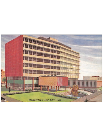 Vivid Print City Hall Postcard