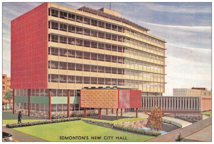 Vivid Print City Hall Postcard