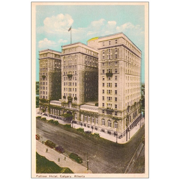 Vivid Print Palliser Hotel Postcard
