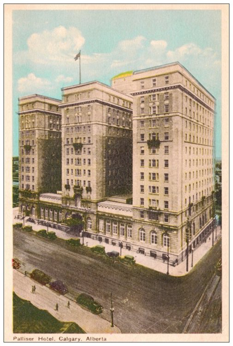 Vivid Print Palliser Hotel Postcard