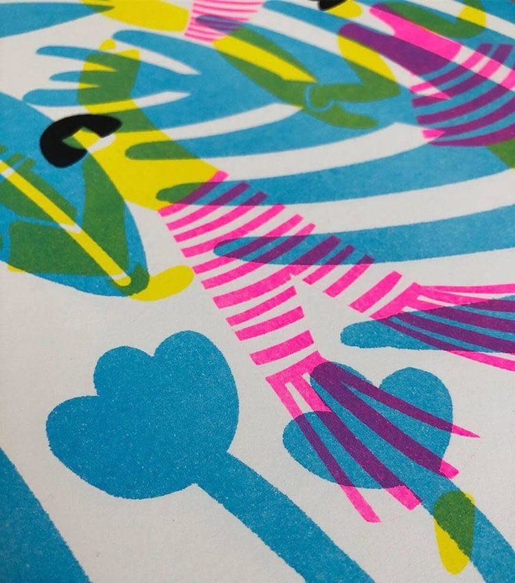 Vivid Print Mariah Barnaby-Norris | Neon Dancy