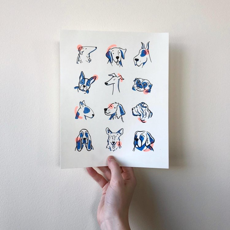 Vivid Print This Might Work | Dog