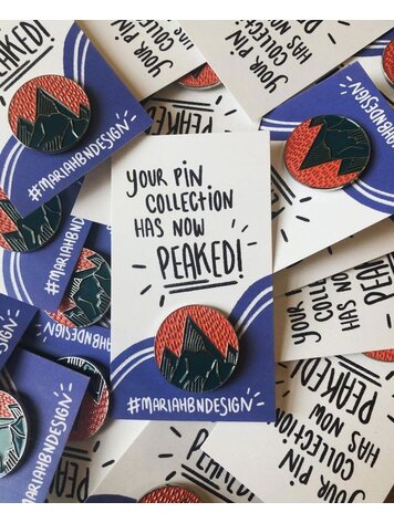 Vivid Print Mariah Barnaby-Norris | Peak Pins