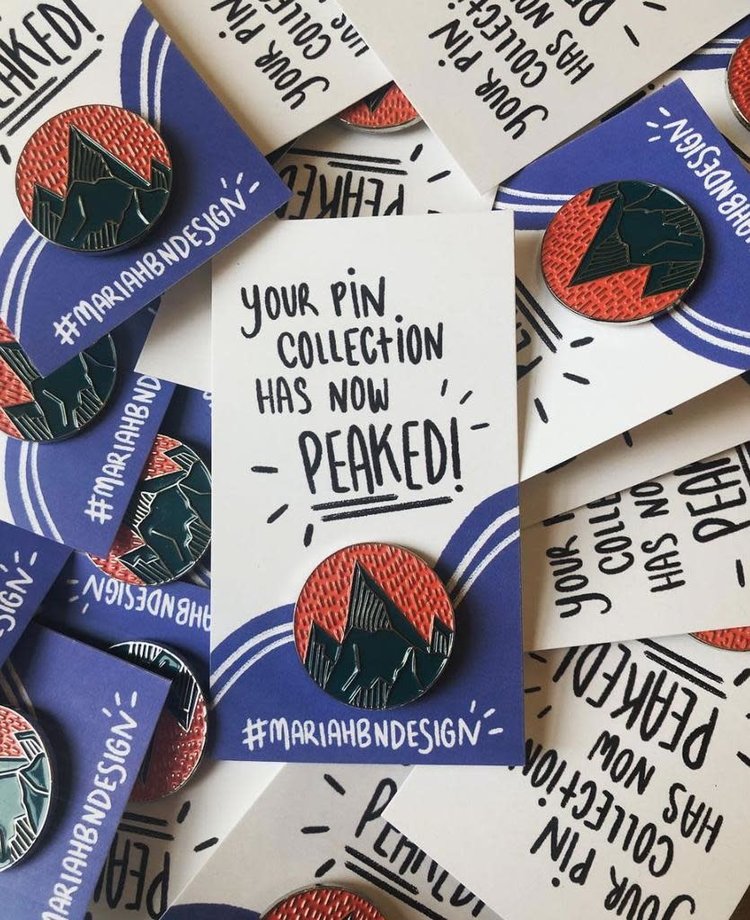 Vivid Print Mariah Barnaby-Norris | Peak Pins