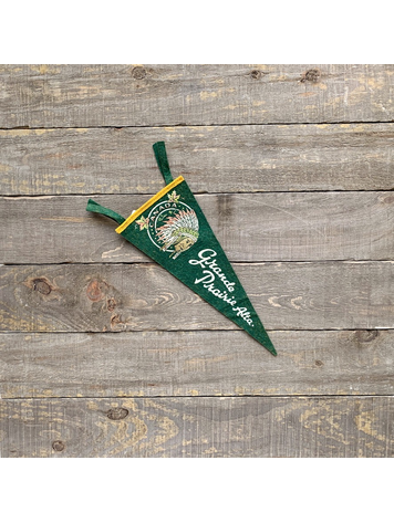 Vivid Vintage Vintage Grand Prairie Pennant Green