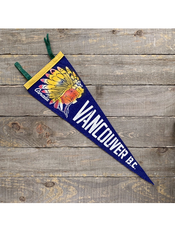 Vivid Vintage Vintage Vancouver Pennant Blue