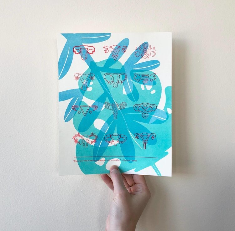 Vivid Print This Might Work | Ovaries