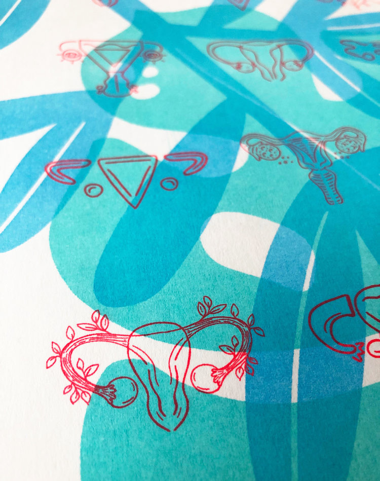 Vivid Print This Might Work | Ovaries